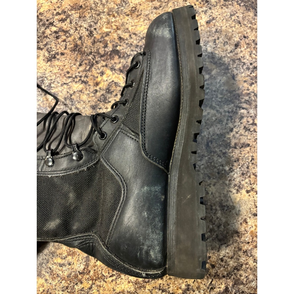 Belleville Mens Black Leather Gore-Tex Waterproof Combat Boots Vibram Size 9R - Picture 7 of 16